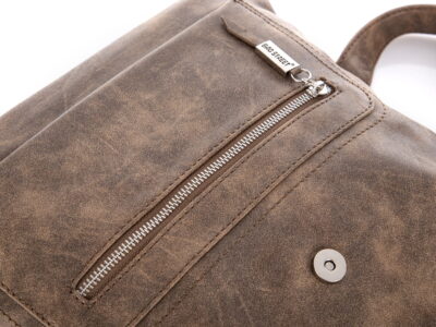 Brązowa listonoszka damska z klapką Bag Street - obrazek 6