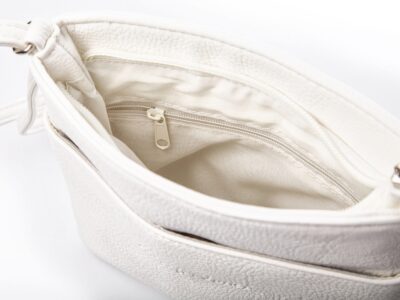 Mała biała torebka damska na ramię Jennifer Jones - obrazek 5