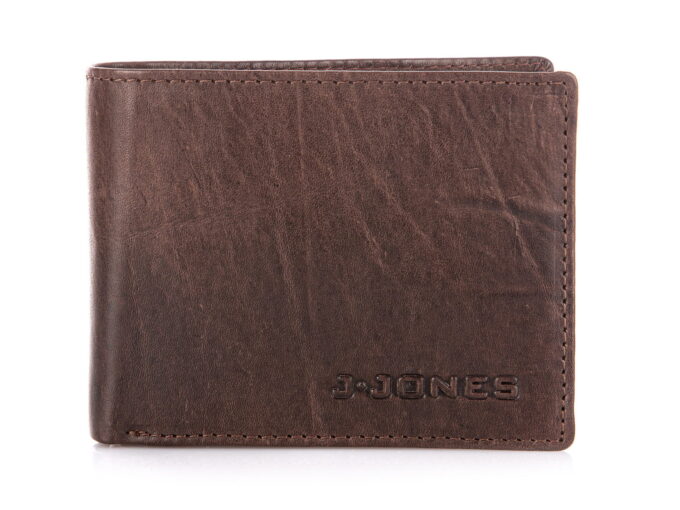 Portfel męski skórzany ciemno brązowy J Jones