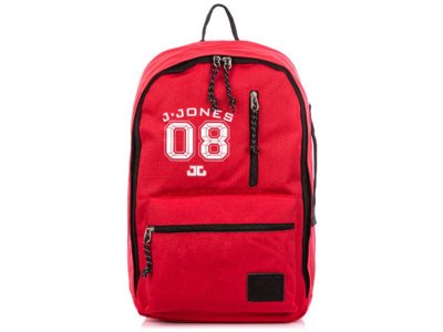 Czerwony plecak młodzieżowy J Jones