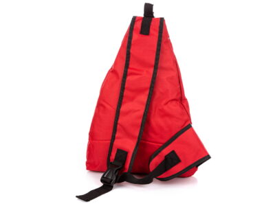 Trójkątny plecak na jedno ramię czerwony Bag Street - obrazek 4