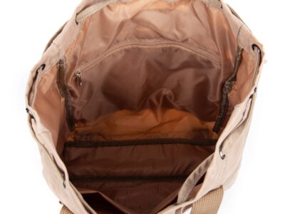 Torebka do ręki i plecak w jednym beżowa Bag Street - obrazek 7