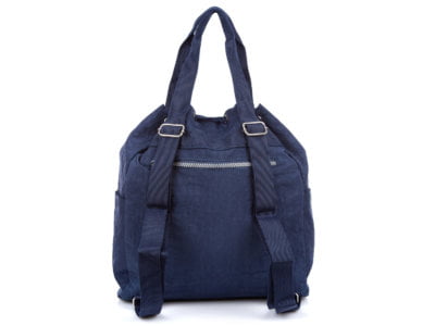 Granatowa plecako torba damska Bag Street - obrazek 3