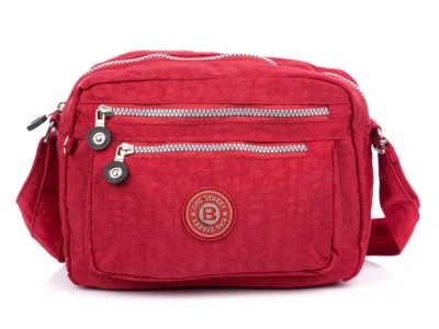 Lekka czerwona torebka turystyczna damska Bag Street