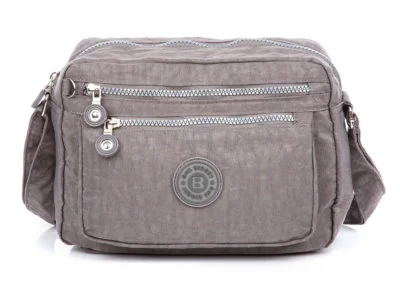 Nieduża lekka torebka damska szara Bag Street