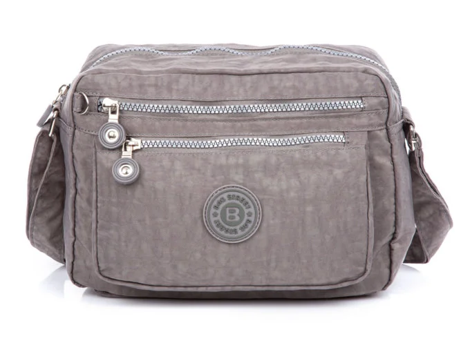 Nieduża lekka torebka damska szara Bag Street