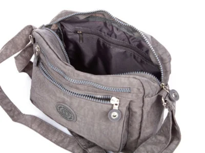 Nieduża lekka torebka damska szara Bag Street - obrazek 8