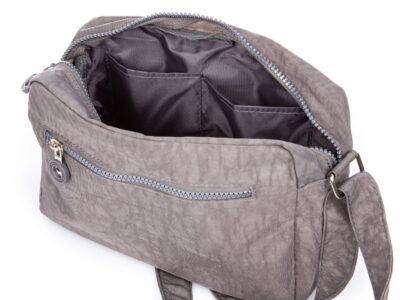 Nieduża lekka torebka damska szara Bag Street - obrazek 7