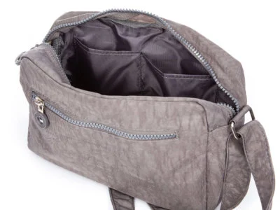 Nieduża lekka torebka damska szara Bag Street - obrazek 7