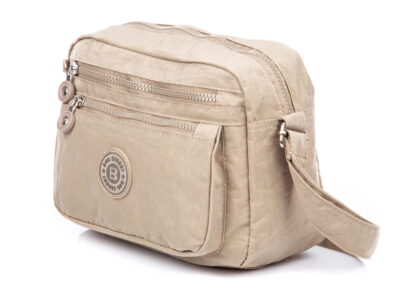 Beżowa nieduża torebka damska turystyczna Bag Street - obrazek 3