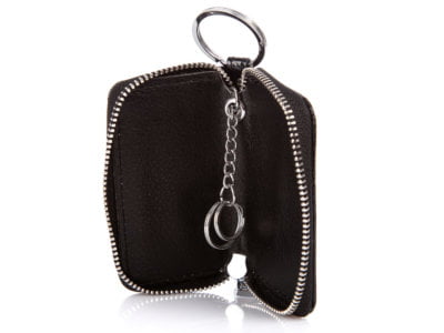 Damskie etui na klucze czarne lakierowane Jennifer Jones - obrazek 4