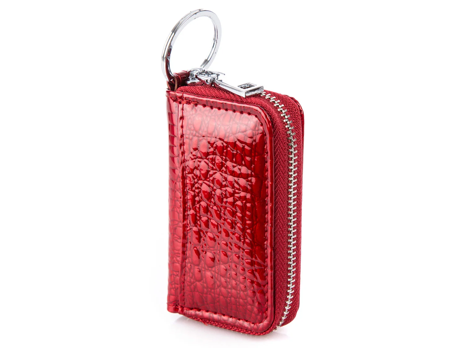 Damskie etui na klucze lakierowane czerwone Jennifer Jones