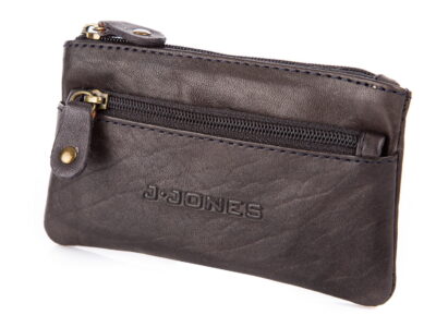 Pokrowiec na klucze skórzany czarny J Jones - obrazek 2