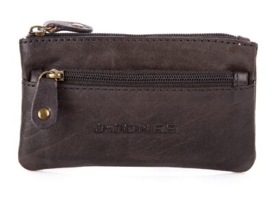 Pokrowiec na klucze skórzany czarny J Jones