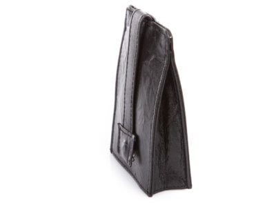 Skórzane etui na klucze wysuwane czarne Bag Street - obrazek 2