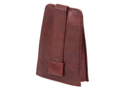 Skórzane etui na klucze wysuwane ciemny brąz Bag Street - obrazek 2