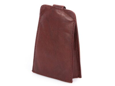 Skórzane etui na klucze wysuwane ciemny brąz Bag Street - obrazek 3