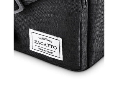 Mała czarna torebka męska na ramię Zagatto ZG 50 - obrazek 6