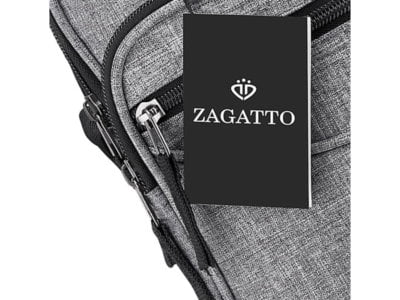 Szara torba męska na ramię z rączką Zagatto ZG55 - obrazek 5