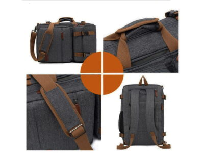 Plecako torba na laptopa 17,3" cala vintage z USB ZAGATTO ZG244 - obrazek 7
