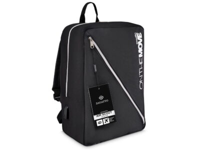 Czarny plecak z USB Zagatto On the move ZG15 - obrazek 6