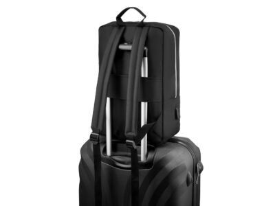 Czarny plecak z USB Zagatto On the move ZG15 - obrazek 2