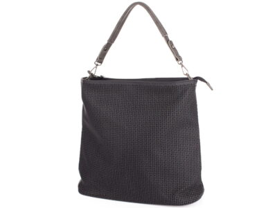 Miejska torba damska czarna ażurowa Jennifer Jones - obrazek 9