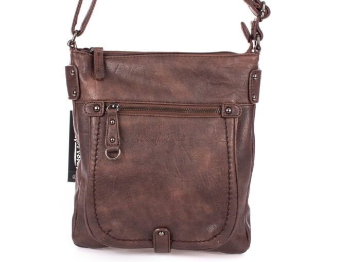 Miejska torebka damska na ramię brązowa Jennifer Jones 3110