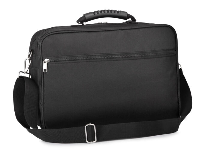 Szeroka kieszeń na zamek zapinana z tyłu torby