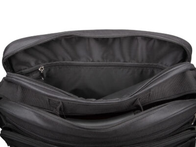 Męska torba na ramię do pracy A4 czarna SERGEJ METRO - obrazek 5