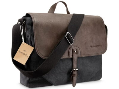 męska torba na ramię z klapą w stylu vintage ZAGATTO ZG9596