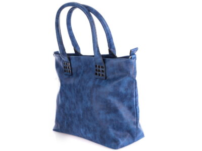 Niebieska torba damska do ręki i na ramię Mai Max - obrazek 2