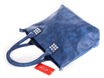 Niebieska torba damska do ręki i na ramię Mai Max - obrazek 6