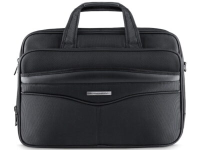 Elegancka torba na laptopa 15,6" cala czarna ZAGATTO - obrazek 2