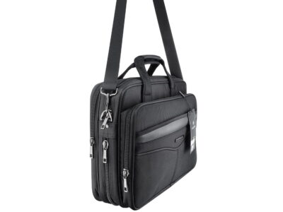 Elegancka torba na laptopa 15,6" cala czarna ZAGATTO - obrazek 3