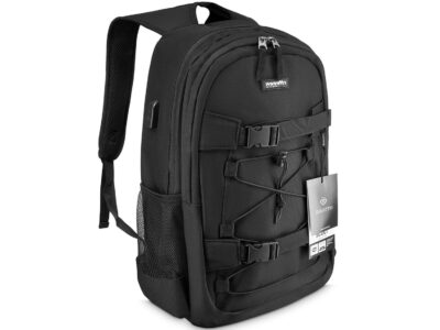 Czarny plecak z portem USB ZAGATTO Scout - obrazek 6