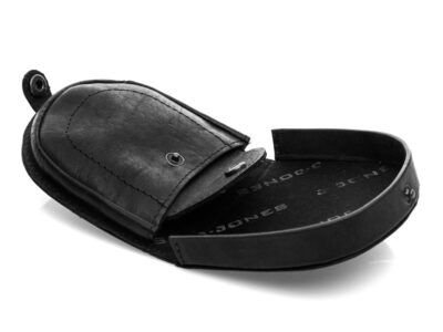 Bilonówka skórzana podkówka J Jones czarna - obrazek 6