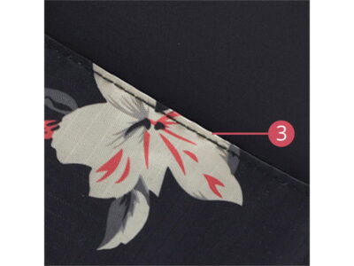 Torba do wózka dziecięcego uniwersalna czarna z kwiatkami ZAGATTO - obrazek 4