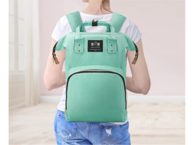 Plecako-torba do wózka dziecięcego miętowa ZAGATTO - obrazek 8