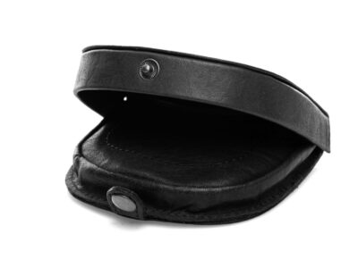 Bilonówka skórzana podkówka J Jones czarna - obrazek 5