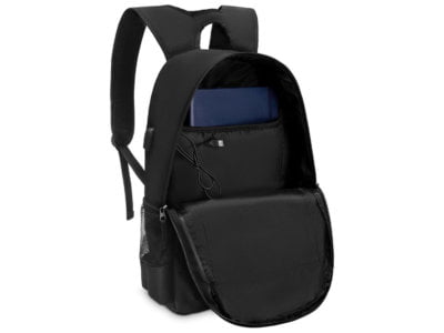 Miejski plecak z portem USB czarny ZAGATTO explore - obrazek 3