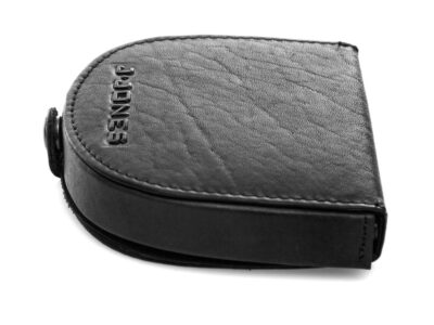 Bilonówka skórzana podkówka J Jones czarna - obrazek 3