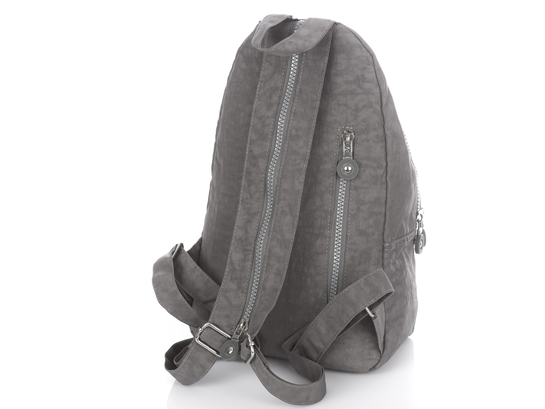 Lekki kreszowy plecak na jedno lub dwa ramiona szary Bag Street - Ładne