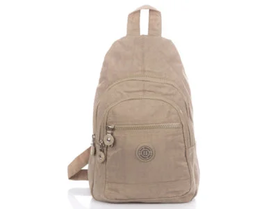 Lekki materiałowy plecak beżowy Bag Street