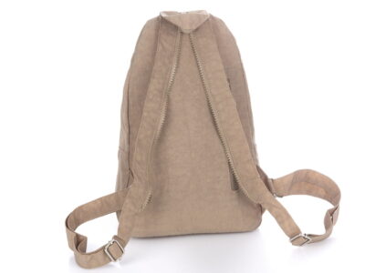 Lekki kreszowy plecak na jedno lub dwa ramiona beżowy Bag Street - obrazek 3