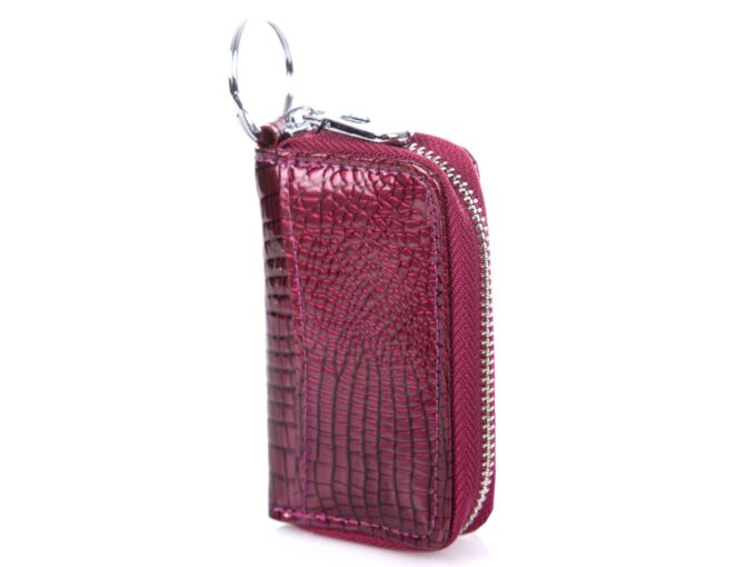 Fioletowe, lakierowane etui na klucze Jennifer Jones