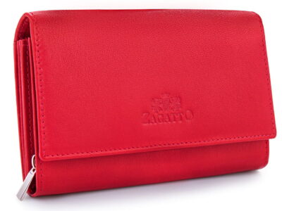 Portfel damski czerwony ZAGATTO gładki