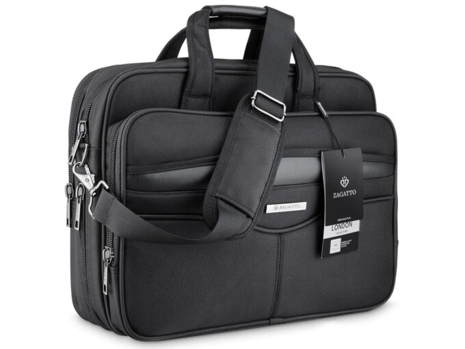 elegancka i pojemna torba na laptopa ZAGATTO LONDON