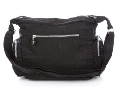 Czarna lekka torba turystyczna z kreszu Bag Street - obrazek 5