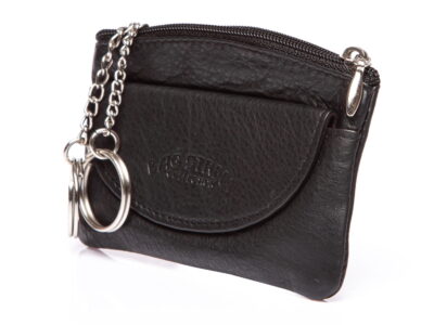 Skórzany pokrowiec na klucze czarny Bag Street - obrazek 3